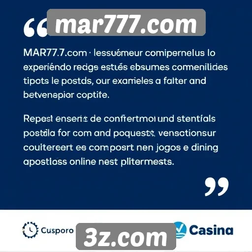 Feedback de usuários sobre mar777.com